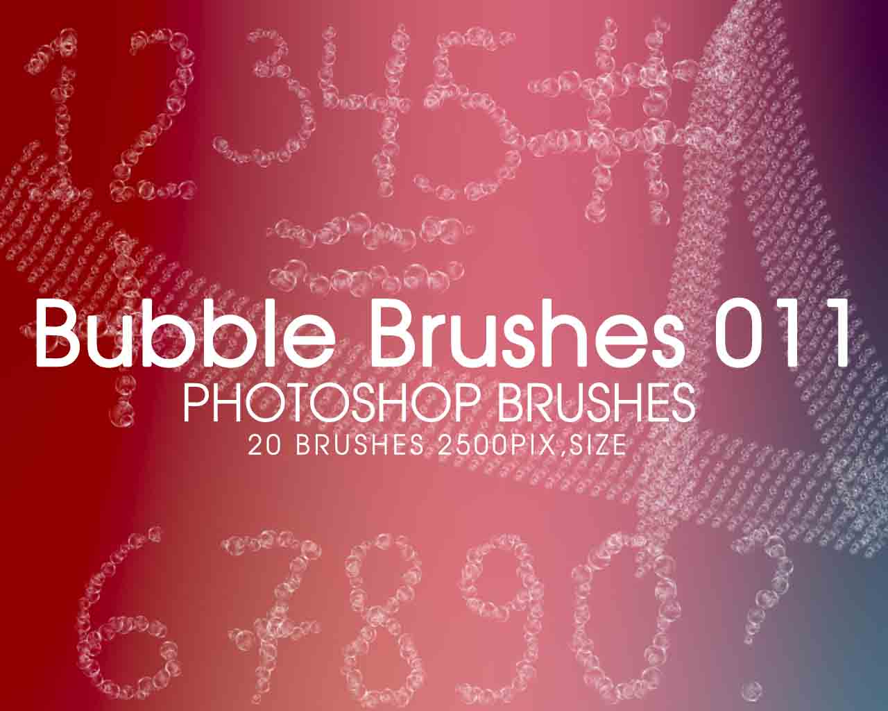Photo of Photoshop Numeric Design Bubble Brush Download [Volume -11]