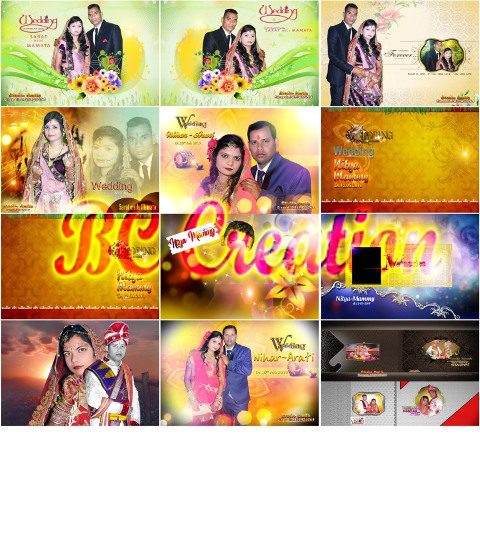 12x18 bandhan Album Cover page, 17x24 cinematic cover page, 12x18 Karizma Innerpage, 12x18 front page design,