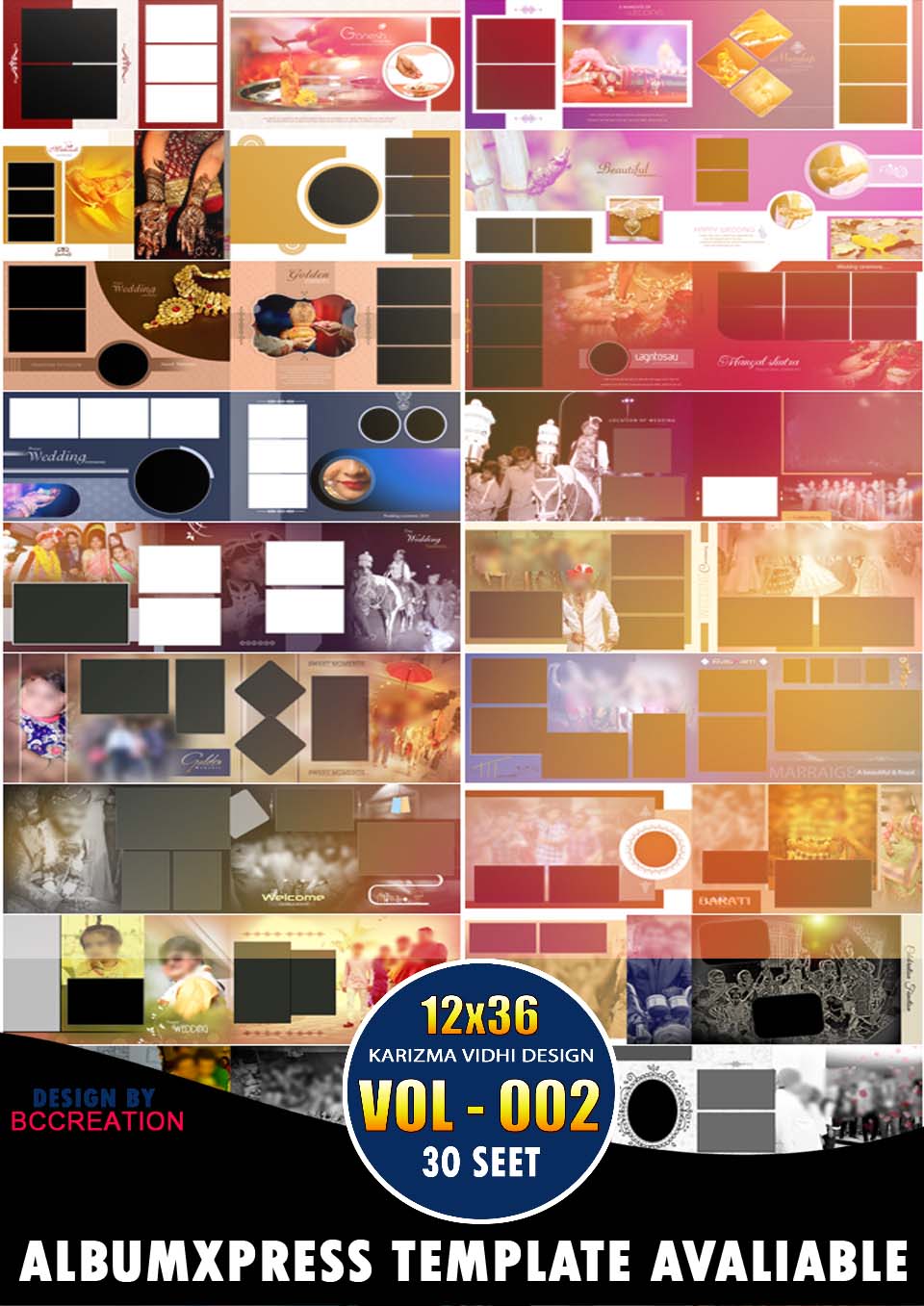 bandhan album vidhi design,12×36 photoalbum,vidhi psd ,vidhi design,12x18 coverpage,12x18 innerpage,12x18 dm design,12x36 dm template,