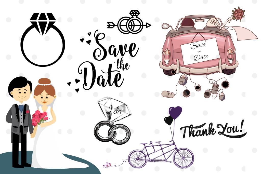 save the date bookeh,colourful Text Psd