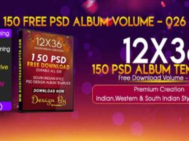 12x36 psd templates free download,free download 12x36 psd wedding creative album
