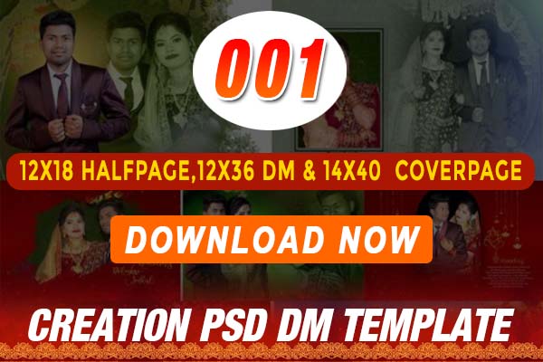 12x36 creation psd dm, 12x18 creation halfpage,12x18 creation innerpage,